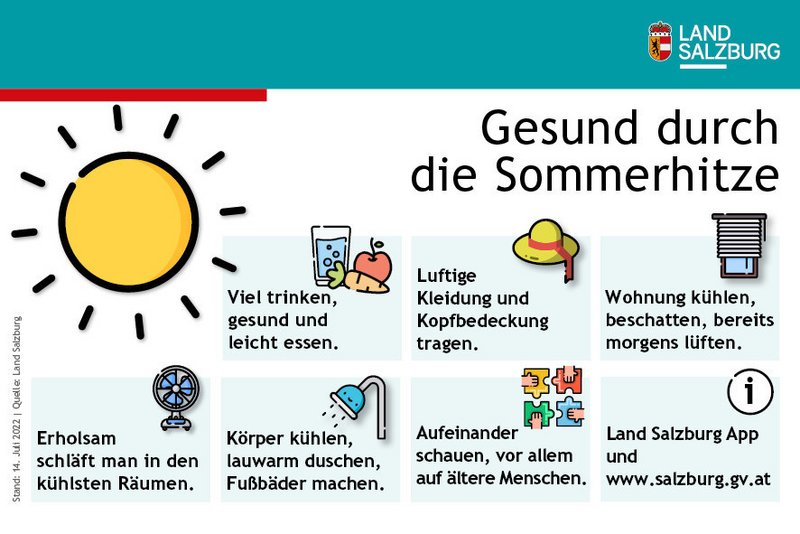 Coole Tipps gegen die Hitze