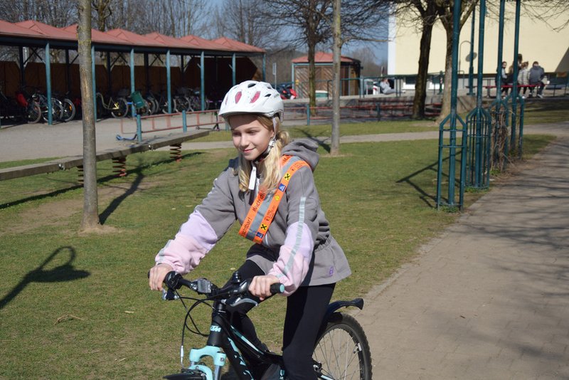 Sichtbar am Rad unterwegs