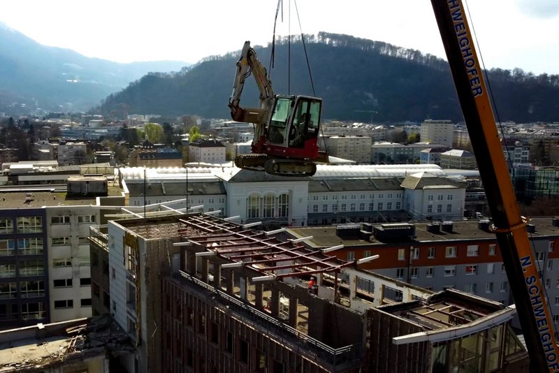 Salzburgs spektakulärste Baustelle