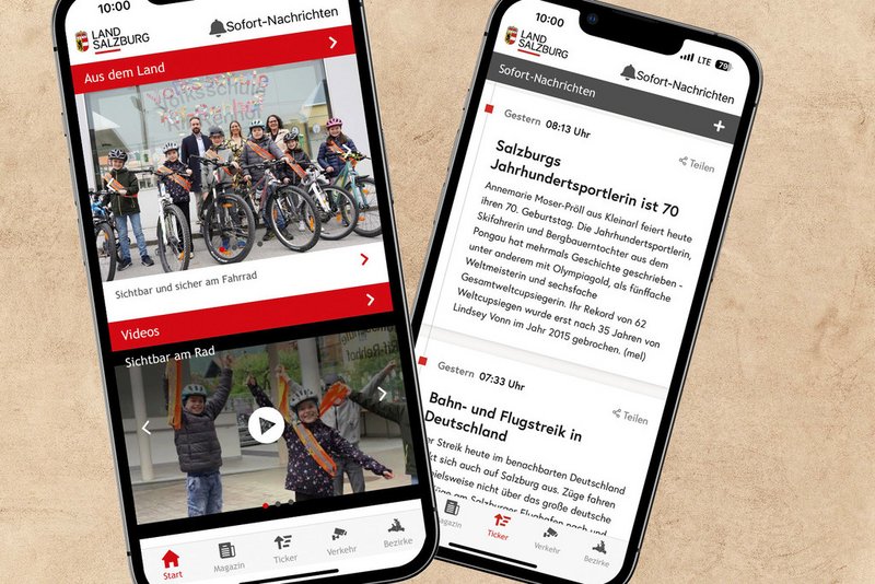 Bestens informiert mit Ticker und App